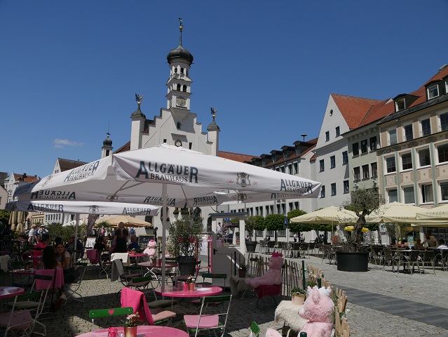 Gut essen in Kempten - Terrasse des Café Sissi