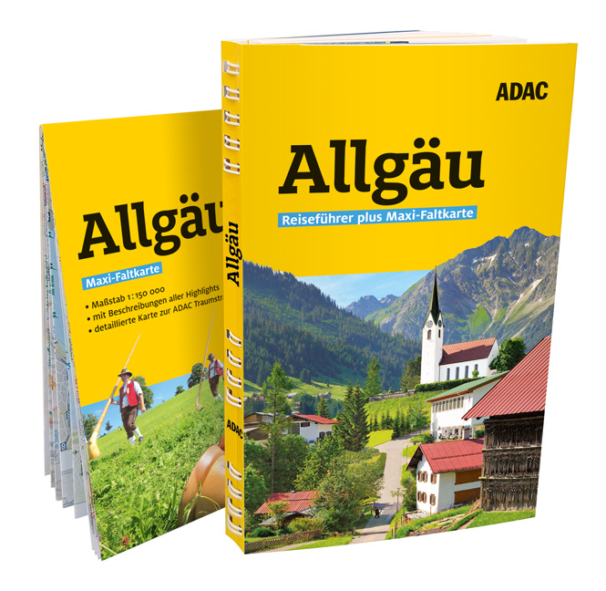 Allgäu-Reiseführer aus der Reihe ADAC plus - mit herausnehmbarer Faltkarte