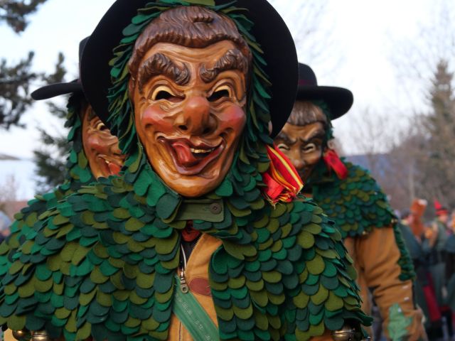 Deuchelrieder Deichelmännle auf dem Fasnachtsumzug