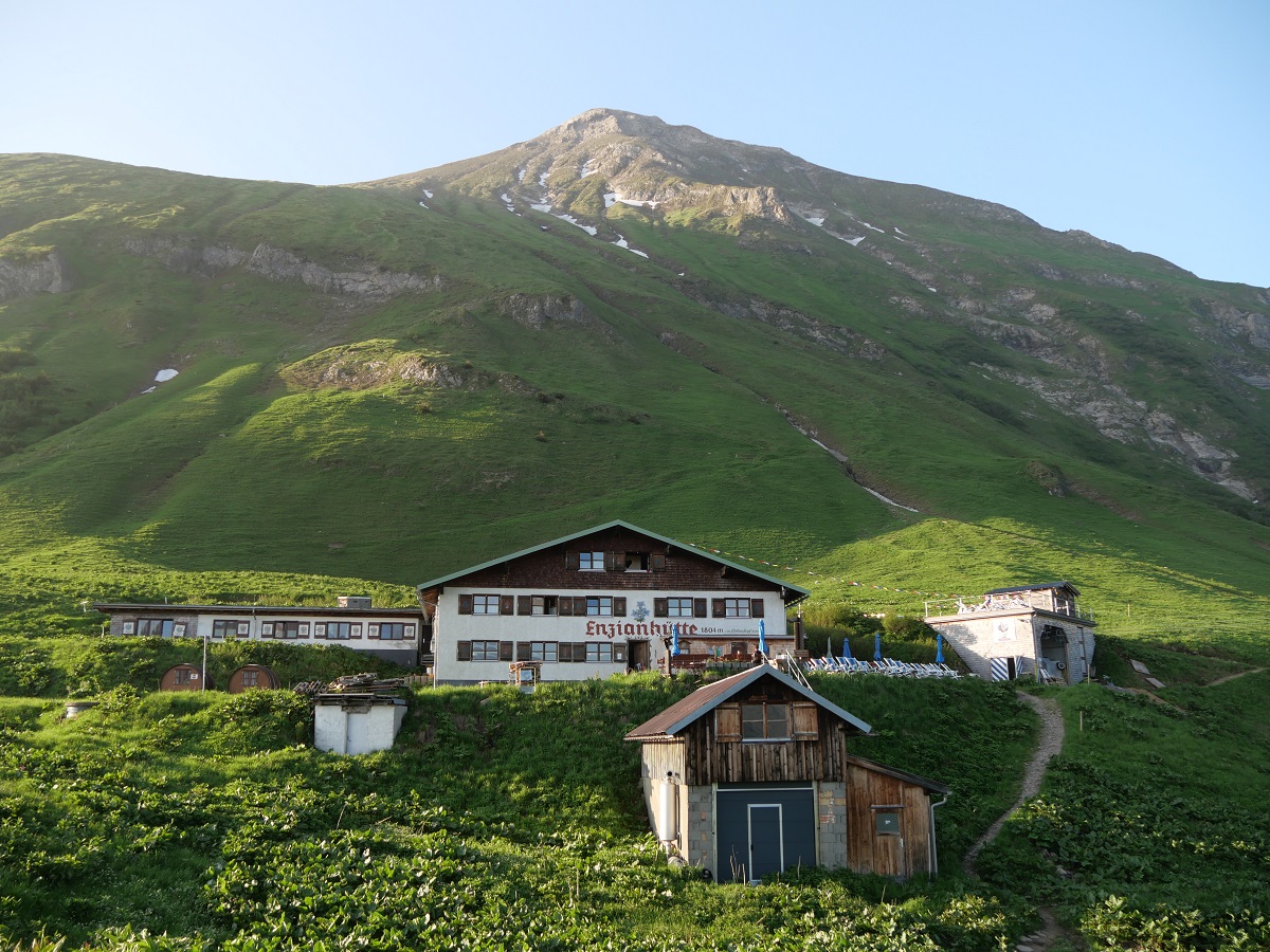 Die Enzianhütte bei Oberstdorf