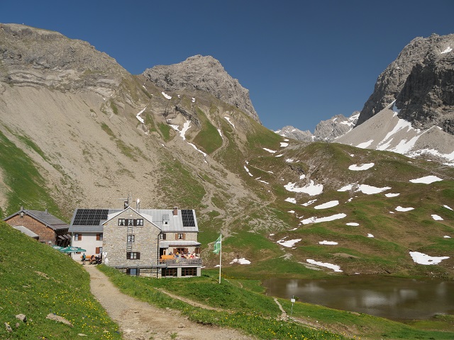 Die Rappenseehütte bei Oberstdorf
