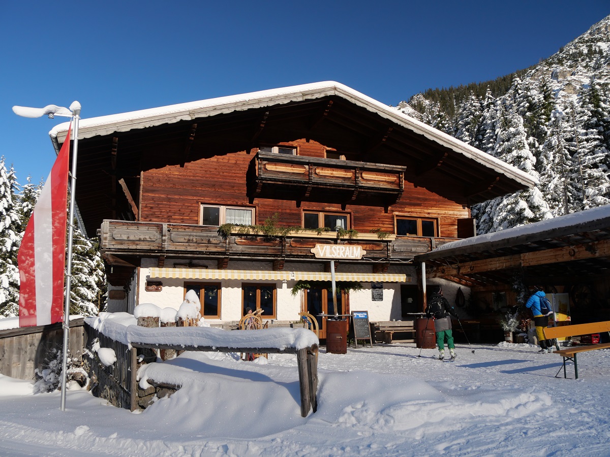 Die Vilser Alm im Winter