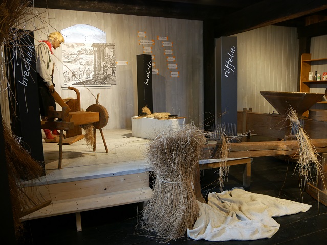Flachsanbau in Isny - Ausstellung im Wassertor-Museum
