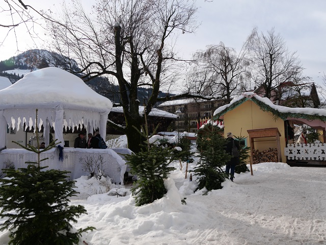 Foto-Pavillon auf dem Weihnachtsmarkt Bad Hindelang