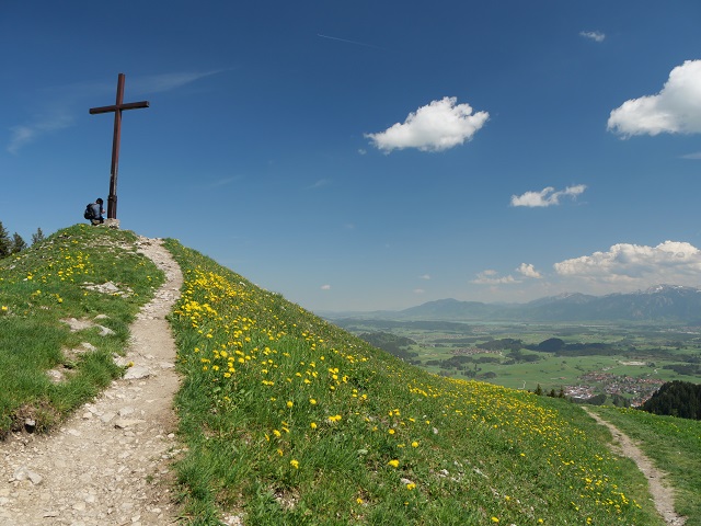 Gipfelkreuz und Panorama an der Kappeler Alp