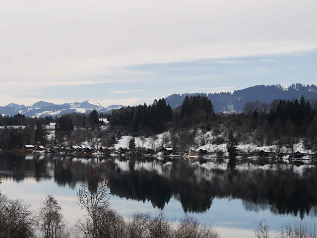 Blick über den Niedersonthofener See südwärts