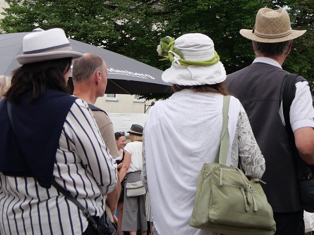 Hutträger auf dem Huttag in Lindenberg