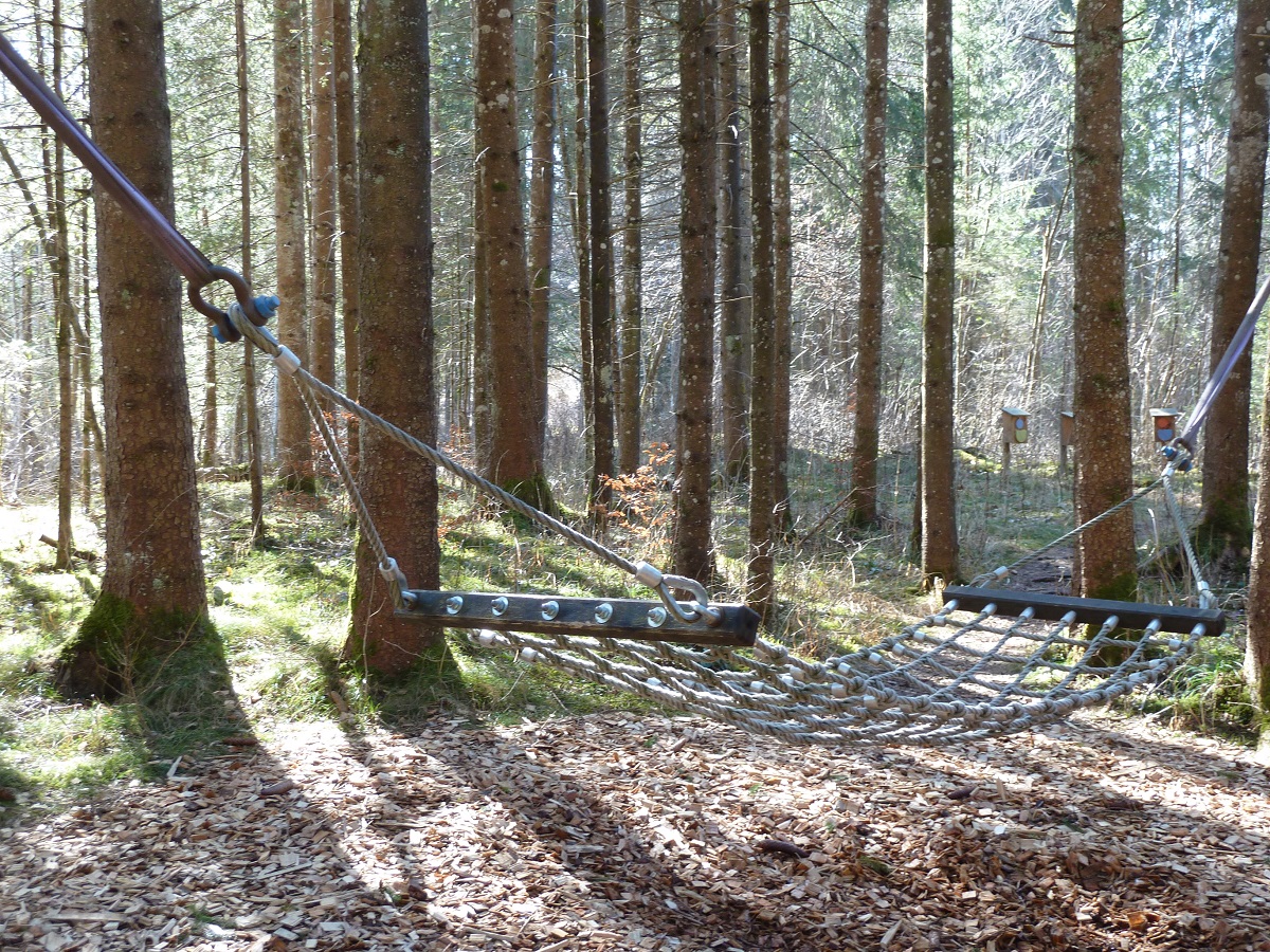 Hängematte am Naturerlebnispfad Görisried