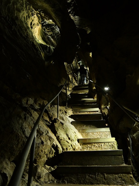 In der Sturmannshöhle - der einzigen begehbaren Höhle des Allgäus