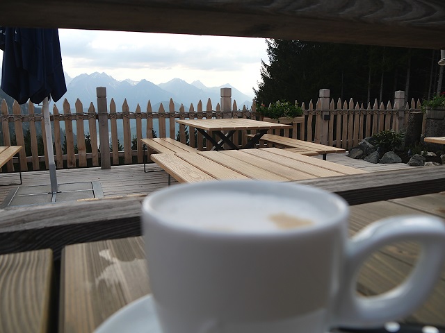 Kaffeepause auf der Rohrkopfhütte