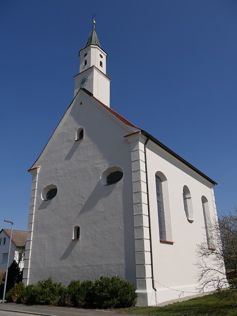 Kapelle St Rasso in Untergammenried - Außenansicht