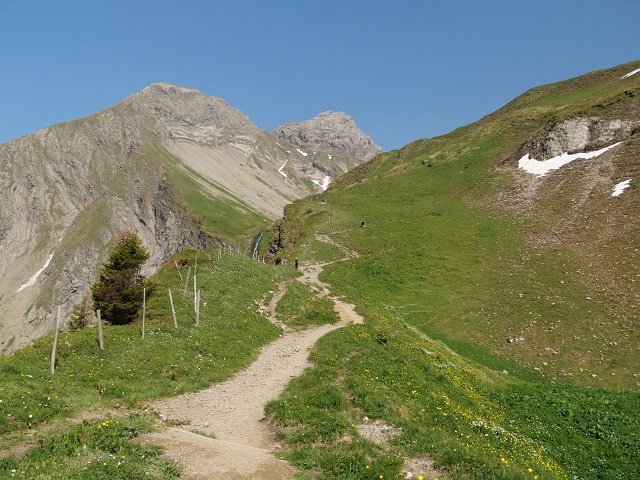 Letzter Anstieg vor der Rappenseehütte