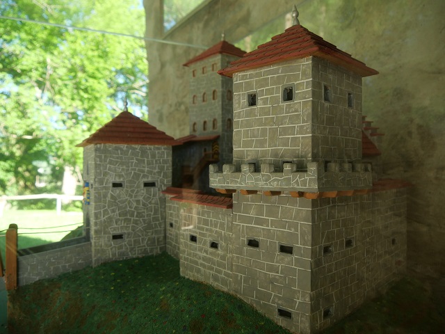Modell der Burg Werdenstein