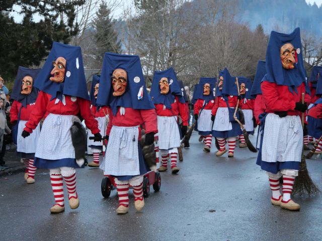 Mühlenhexen Wangen auf dem Fasnachtsumzug