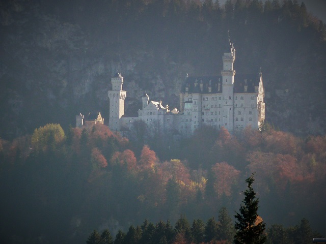 Schloss Neuschwanstein im Spätherbst