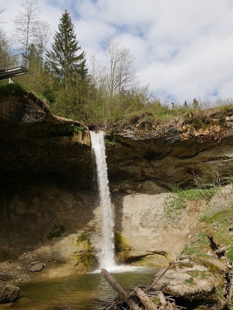 Oberer Wasserfall in Scheidegg
