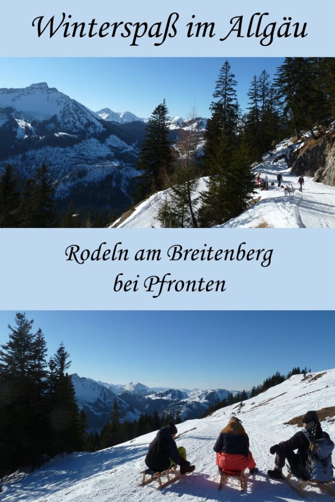 Rodeln am Breitenberg bei Pfronten