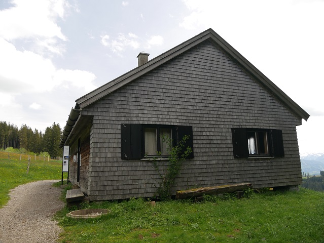 Alte Holzfällerunterkunft im Allgäuer Bergbauernmuseum