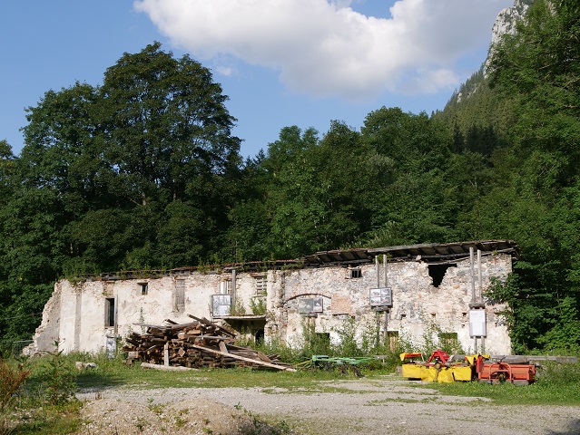 Ruine der Gipsmühle in Hohenschwangau