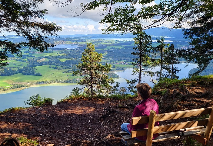 Schaupause am Weißenseeblick