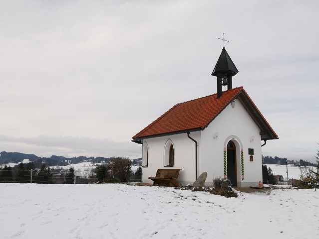 Insel-Schutzengelkapelle am Niedersonthofener See
