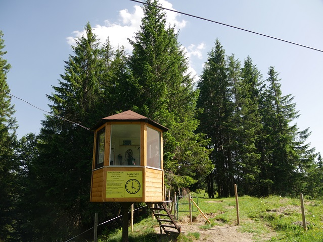 Skiliftstation im Sommer