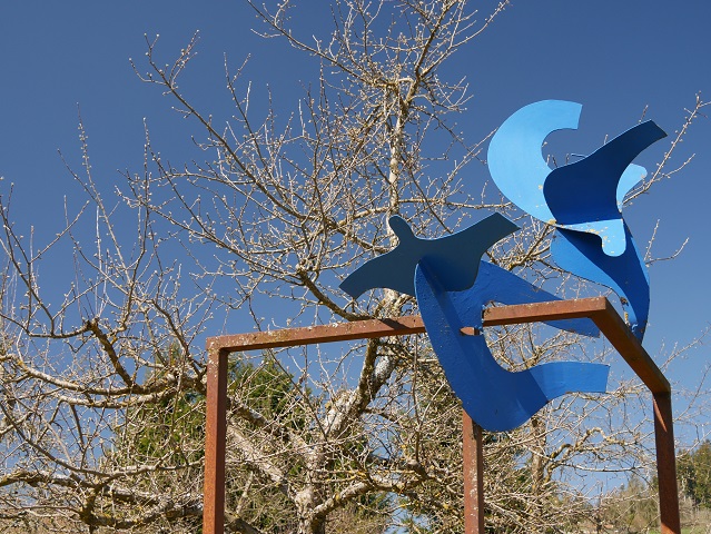 Skulptur Turnerinnen am Karsee