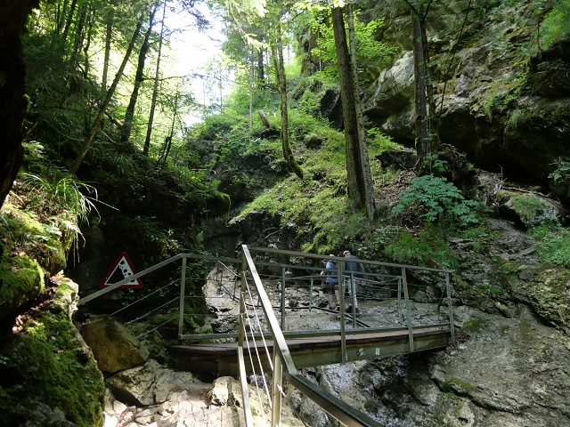 Steg in der Starzlachklamm