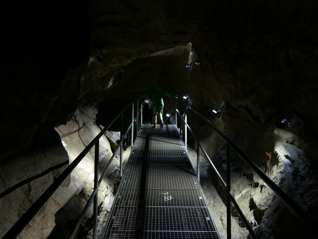 Steg in der Sturmannshöhle Obermaiselstein