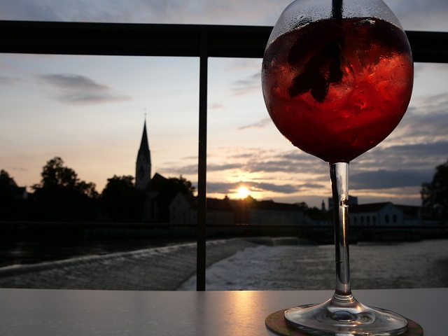 Sundowner im fiume in Kempten