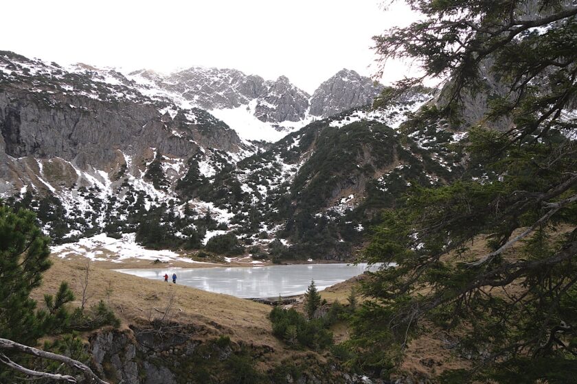 Unterer Gaisalpsee im Winter