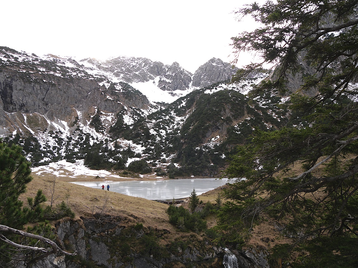 Unterer Gaisalpsee im Winter