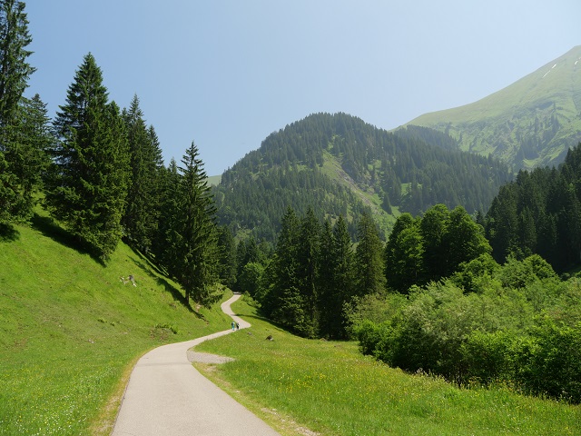 Unterwegs im Rappenalptal bei Oberstdorf