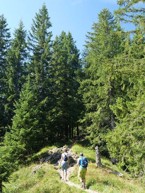 Unterwegs zum Imberger-Horn-Gipfel