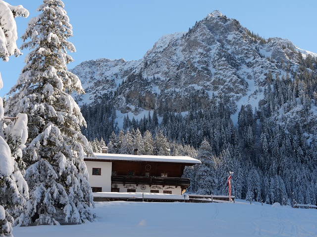 Vilser Alm und Vilser Kegel im Winter