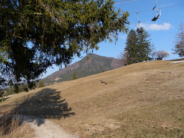Wanderweg unter der Buchenbergbahn