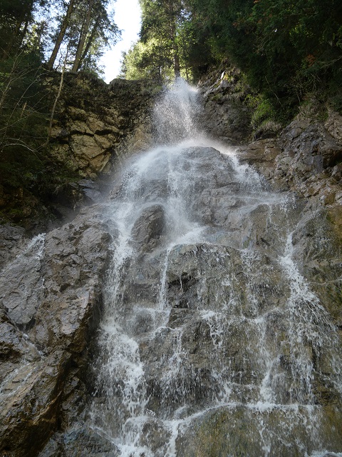Wasserfall in der Höllschlucht bei Pfronten