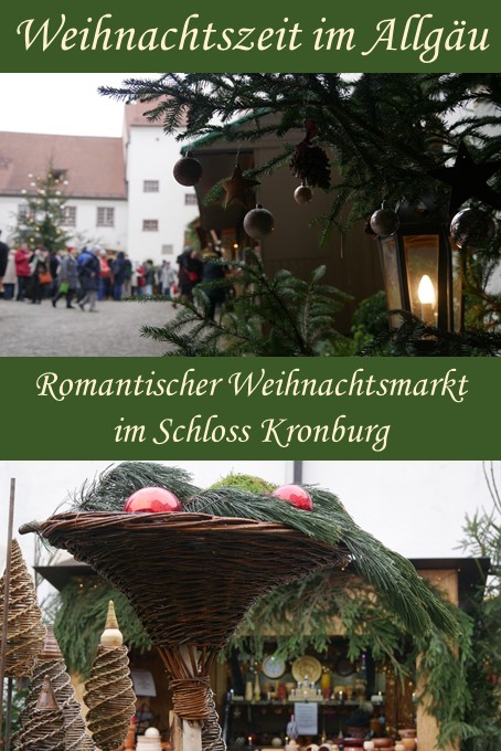 Romantischer Weihnachtsmarkt Schloss Kronburg im Unterallgäu