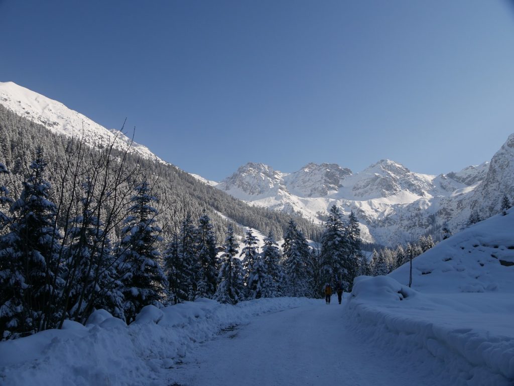 Winterwanderung im Kleinwalsertal ins schöne Wildental
