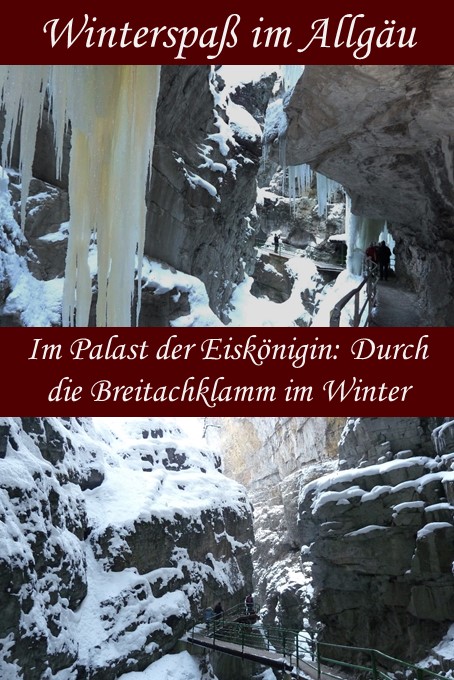 Winterwanderung durch die Breitachklamm bei Oberstdorf
