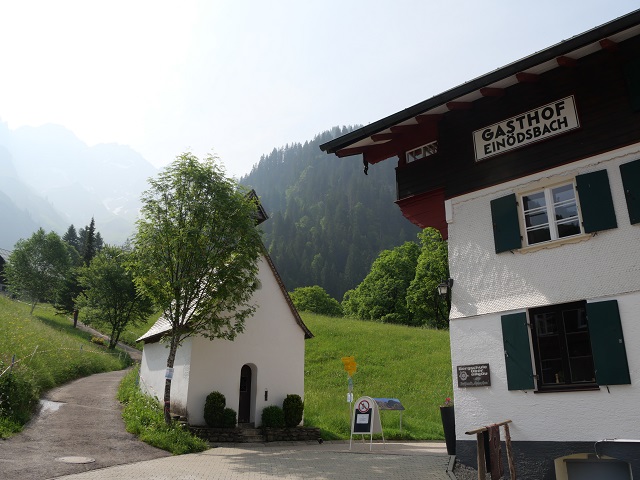 am Berggasthof Einödsbach bei Oberstdorf