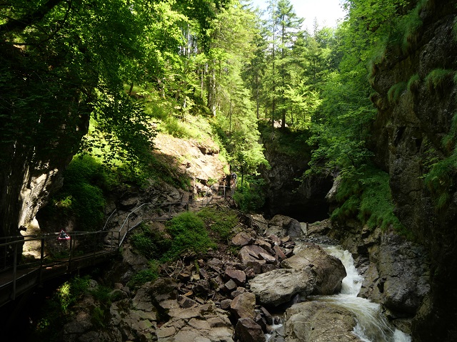 am Ende der Starzlachklamm