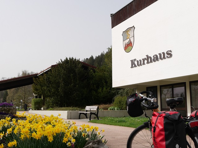 am Kurhaus in Oberstaufen