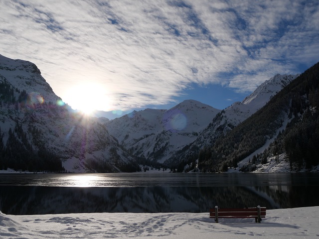 am Vilsalpsee im Winter