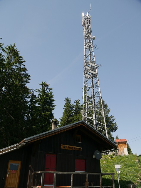 an der Bergstation der Schelpenbahn bei Balderschwang im Sommer