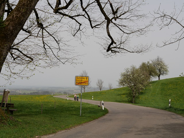 auf dem Bodensee-Königssee-Radweg bei Schönau