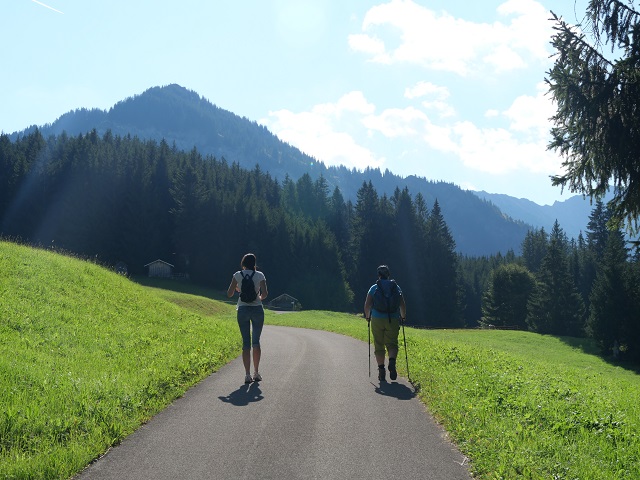 auf dem Weg zum Imberger Horn