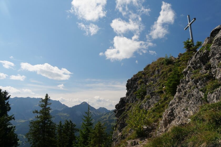 Gipfelkreuz auf dem Imberger Horn