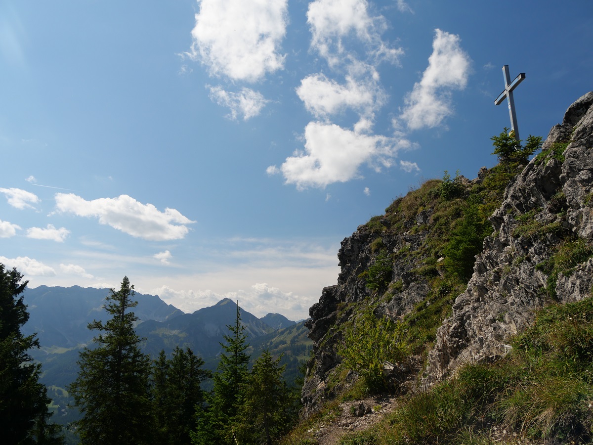 Gipfelkreuz auf dem Imberger Horn