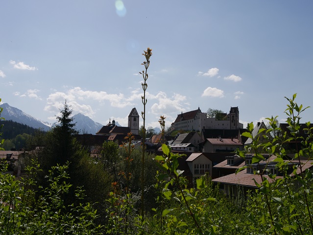 der Quaglio-Blick auf die Altstadt von Füssen